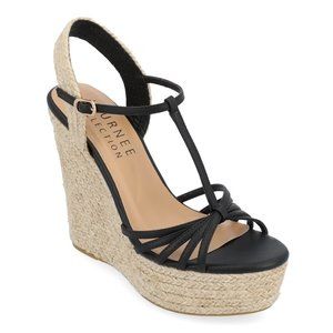 Journee Collection Yara Espadrille Wedge Sandal